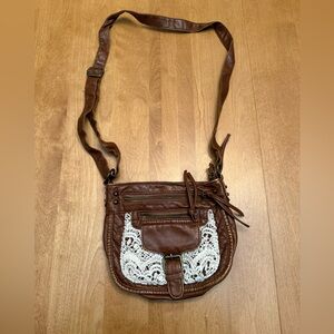 Brown Leather shoulder bag